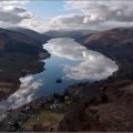 Aerial photo of Loch Earn